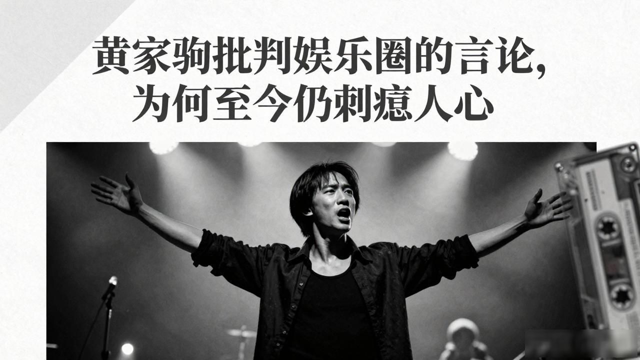 黄家驹批判娱乐圈_华语乐坛怎么评价黄家驹_明星黄家驹的评价